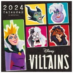 Calendario 2024 Disney Villains: Once I was Alone, 30x30 cm