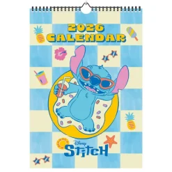 Calendario A3 2026 Disney Stitch de Pared