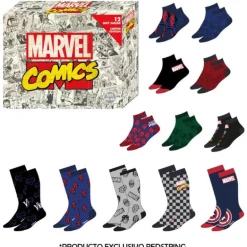 Calendario de adviento 12 calcetines Marvel