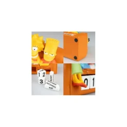 Calendario Perpetuo 3D The Simpsons Familia Resina