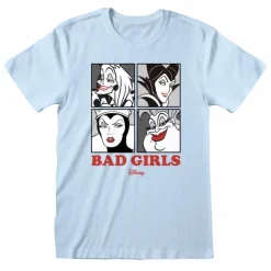 Camiseta celeste Villanas Bad girls
