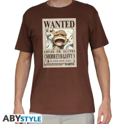 Camiseta Chocolate de Luffy Wanted ONE PIECE