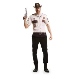 Camiseta disfraz sheriff americano para Hombre