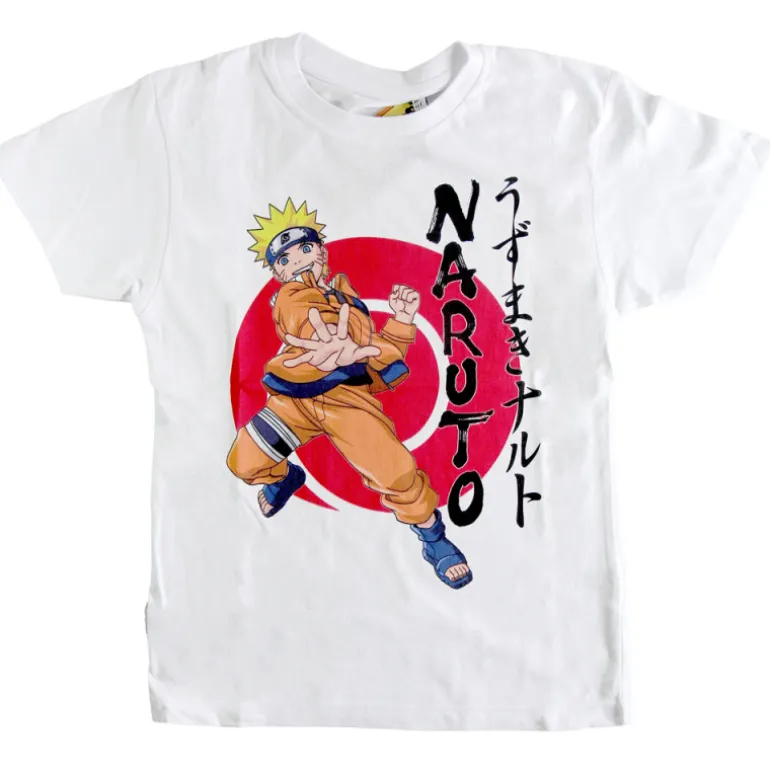 Camiseta Infantil Naruto Uzumaki