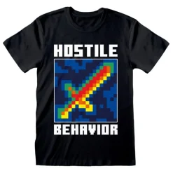 Camiseta Minecraft Hostile Behavior 100% Algodón