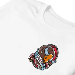 Camiseta Pokémon zodiaco Tauro blanca