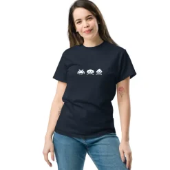 Camiseta Tres Marcianitos Space Invaders Arcade Original