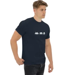 Camiseta Tres Marcianitos Space Invaders Arcade Original