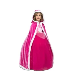 Capa de princesa Rosa para niña