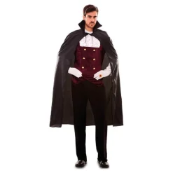 Capa negra para hombre