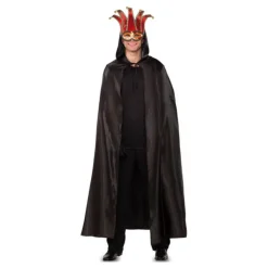 Capa Veneciana negra para adultos