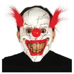 Careta de Payaso de terror con pelo