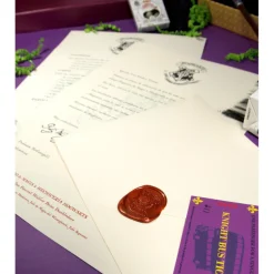Carta Hogwarts personalizada