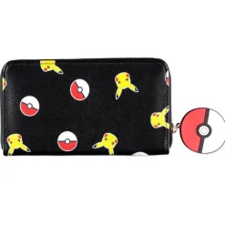 Cartera Billetera Pokémon Pikachu Pokeball