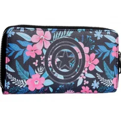Cartera Larga Capitán América Marvel Spring