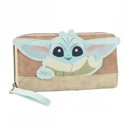 Cartera Polipiel Grogu The Mandalorian Beige