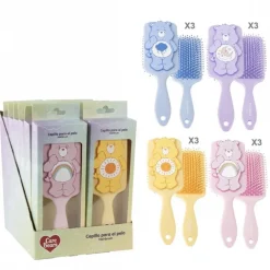 Cepillo de Pelo Rectangular Care Bears, Plástico ABS