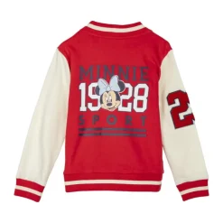 Chaqueta infantil Cotton Brushed Baseball Minnie