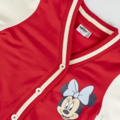 Chaqueta infantil Cotton Brushed Baseball Minnie
