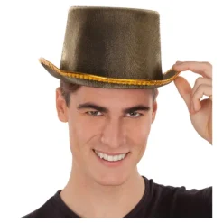 Chistera con borde Dorado de 58 cm