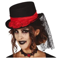 Chistera con Rosas y Velo