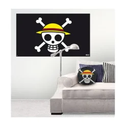 Cojín One Piece Emblema Pirata 30 cm