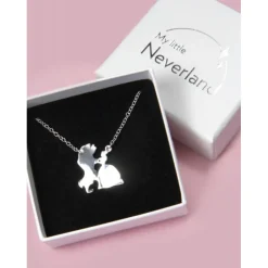 Colgante Acero La Bella y La Bestia Disney