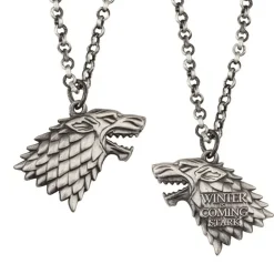 Colgante Blasón Stark - Juego de Tronos, 9cm x 7.3cm x 2.5cm