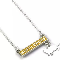 Collar con la placa de Hufflepuff Harry Potter