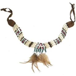 Collar de Indio con Plumas