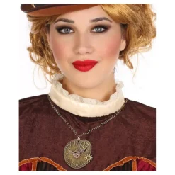 Collar Redondo Steampunk con Rodamientos