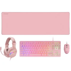 Combo Mars Gaming MCP-RGB3 Rosa Español