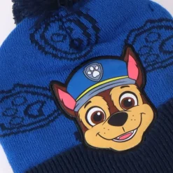 Conjunto 3 Piezas Bufanda, Gorro y Guantes Paw Patrol Azul