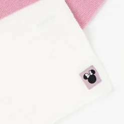 Conjunto 3 Piezas Bufanda Minnie Complementos 100% Acrílico - Rosa