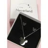 Conjunto Colgante y Pendientes Mickey Mouse Disney Acero Inoxidable