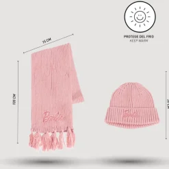 Conjunto de 2 Piezas Bufanda y Gorro Barbie - Complementos Elegantes