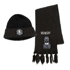 Conjunto de Bufanda y Gorro Wednesday