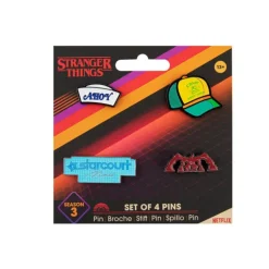 Conjunto de pins Stranger Things