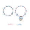 Conjunto de Pulseras Bluey para Niños Multicolor con Dijes