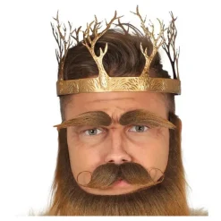 Corona Metálica Medieval Dorada