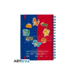 Cuaderno A5 Pokémon "Blue & Red Partners" con espiral