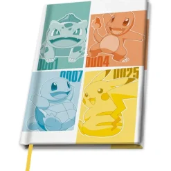 Cuaderno A5 Pokémon Kanto Starters