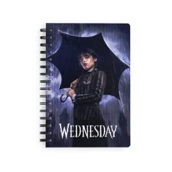 Cuaderno efecto 3D Lluvia Wednesday