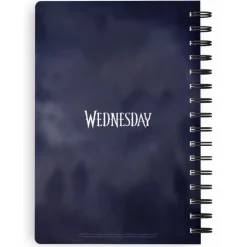 Cuaderno efecto 3D Lluvia Wednesday