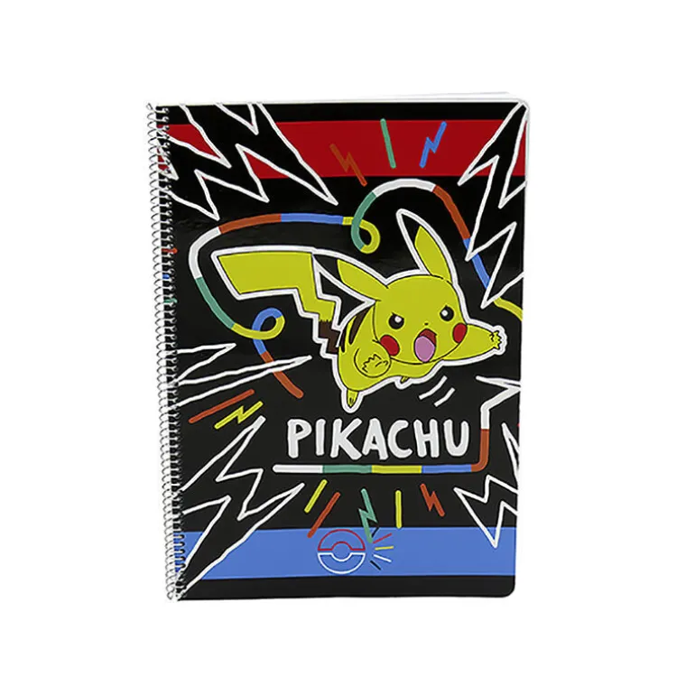 Cuaderno Folio 80 Hojas Pokémon