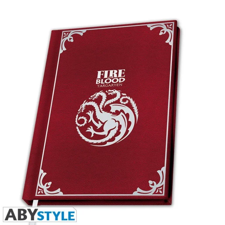 Cuaderno Premium A5 Targaryen de Juego de Tronos