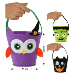 Cubo recoge caramelos en 3 modelos surtidos 20 cm