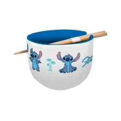 Cuenco Ramen Con Palillos Stitch Young