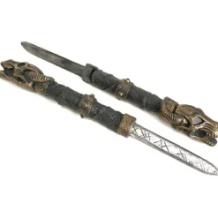 Daga con 2 cuchillos 60 cm