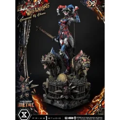 Dark Nights: Metal Estatua Harley Quinn Who Laughs Deluxe
